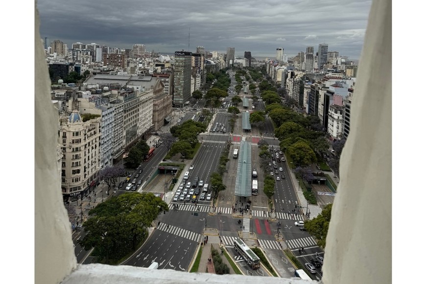Así se ve la avenida 9 de Julio. Crédito: El Litoral