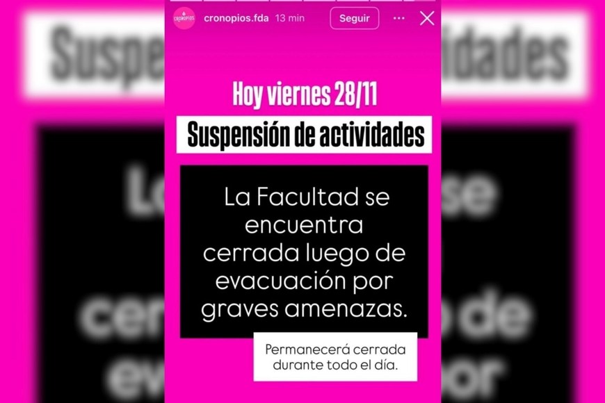 El cierre preventivo se mantuvo durante toda la jornada.