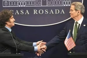 Javier Milei recibe en Casa Rosada a Scott Bessent, secretario del Tesoro de Estados Unidos.