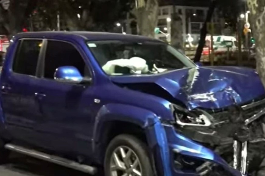 La esquina de Belgrano y Huergo permaneció cortada al tránsito durante toda la noche.