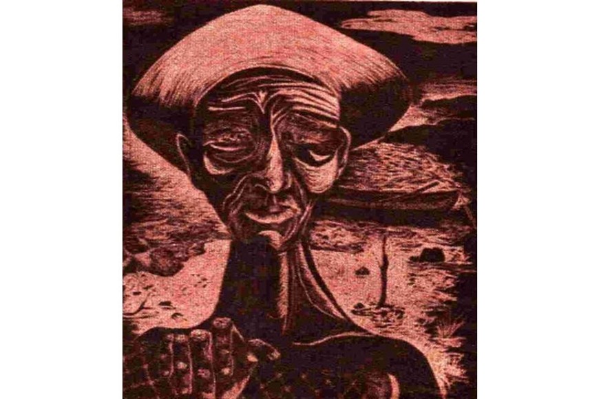 Obra de Aurora Vandenberghe. Foto: Archivo