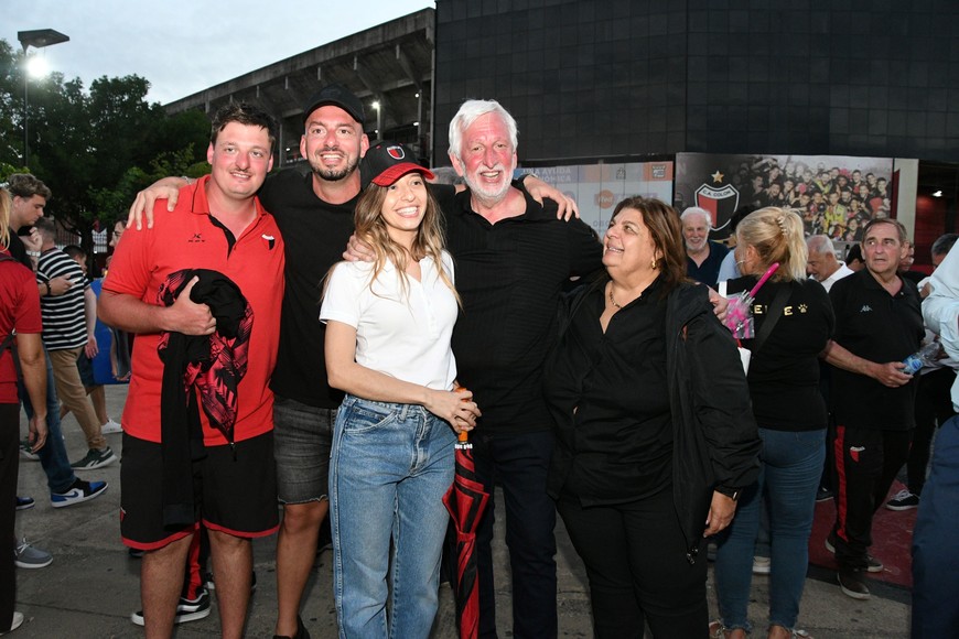 El nuevo presidente sabalero en familia.