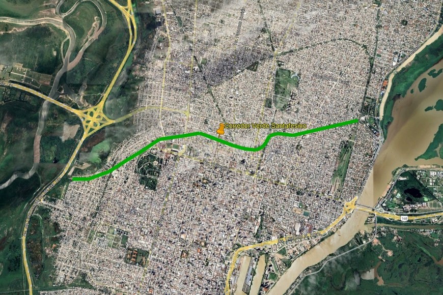 El gran corredor ecológico que se creará en el Oeste de la ciudad de Santa Fe