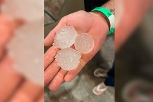 Varias localidades cordobesas fueron sorprendidas por el granizo.