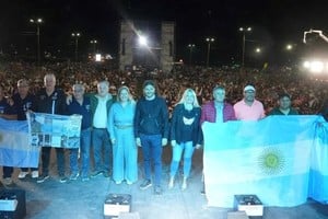 Pullaro y Michlig participaron de la 10° Fiesta de la Confraternidad Departamental en Ceres