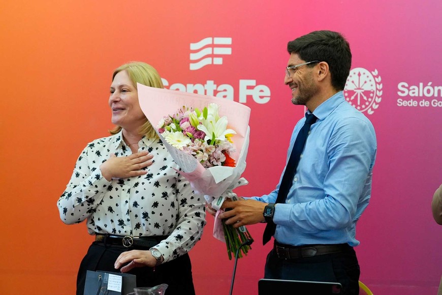 El reconocimiento del gobernador para Scaglia.