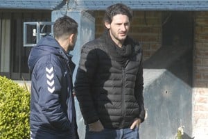 Diego Colotto en 2024, cuando era el secretario técnico de Quilmes, club en el que también jugó.