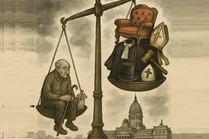 Un poco de humor y mucho de ironía no vienen mal para ilustrar semejante despropósito: el pago de numerosas jubilaciones de privilegio avalado por una ley de hace casi treinta y cinco años que tendría que ser reconsiderada o -al menos- revisada.