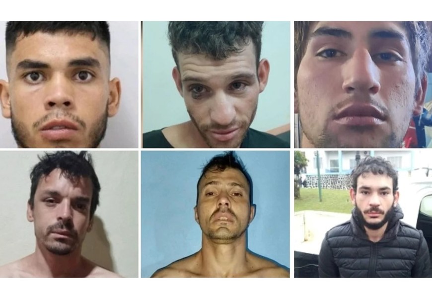 Los reclusos que se dieron a la fuga.