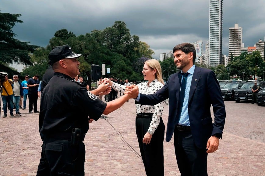 Pullaro encabezó el acto en Rosario.