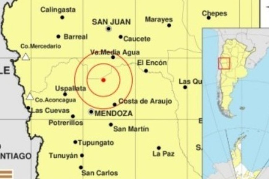 Mendoza y San Juan están ubicadas en una de las regiones más sísmicas del país.