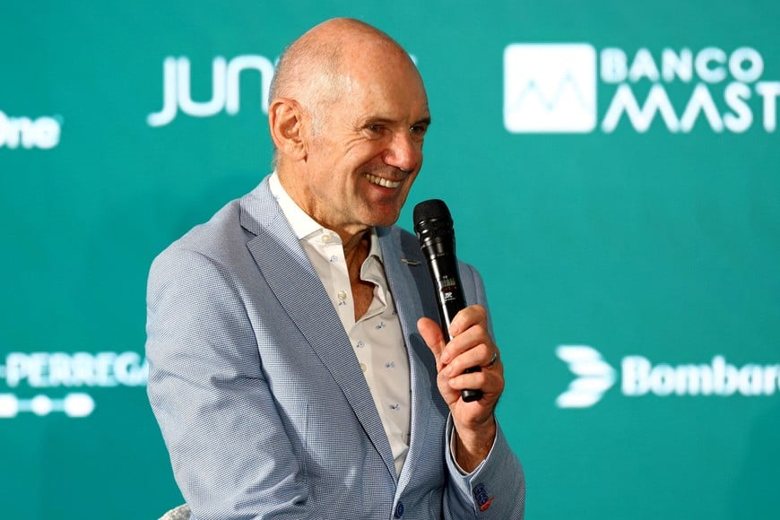 FILE PHOTO: Formula One F1 - Aston Martin Press Conference - AMR Technology Campus, Silverstone, Britain - September 10, 2024
Aston Martin new managing technical partner Adrian Newey during the press conference Action Images via Reuters/Andrew Boyers/File Photo