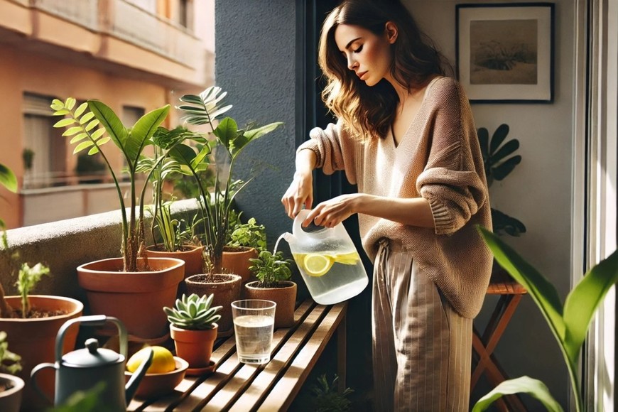 La combinación de ingredientes naturales favorece la vitalidad de las plantas.