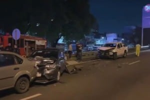 Tragedia en la General Paz: un muerto y heridos tras un choque en cadena