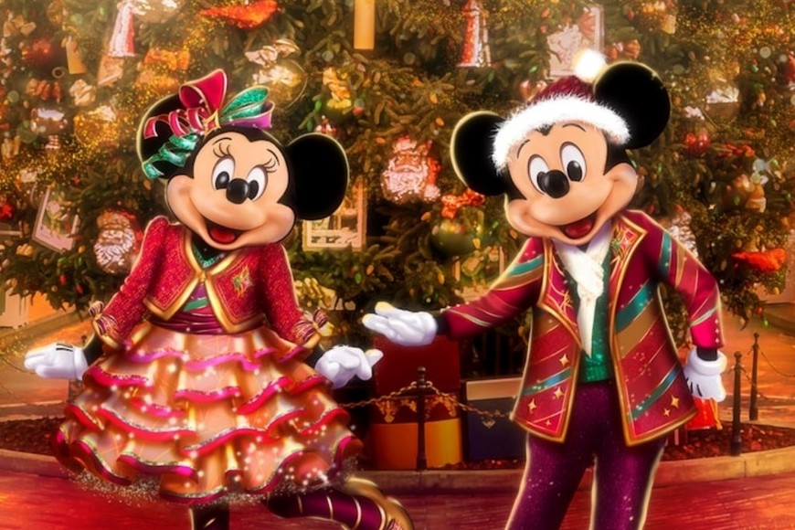 El evento incluye un Mickey de seis metros y un árbol con 100.000 luces LED.