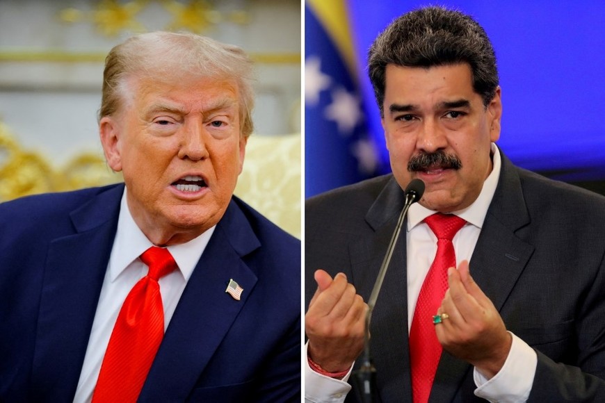 Donald Trump y Nicolás Maduro. Crédito: Reuters