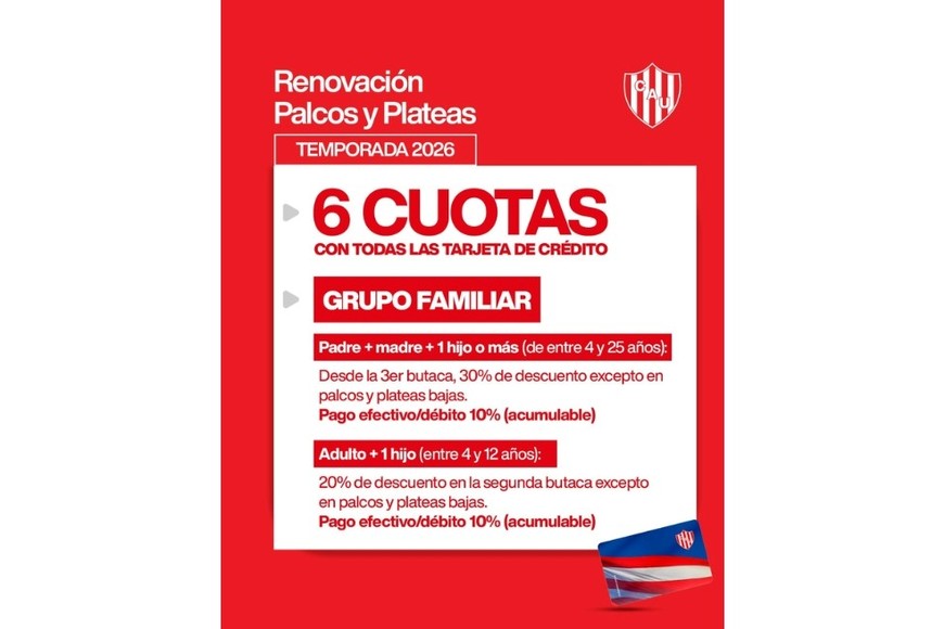 El anuncio del Club Atlético Unión.