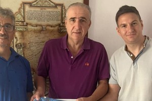 Marcelo Oronao, Ariel Sclafani y Cristian Pilla. Foto Gentileza