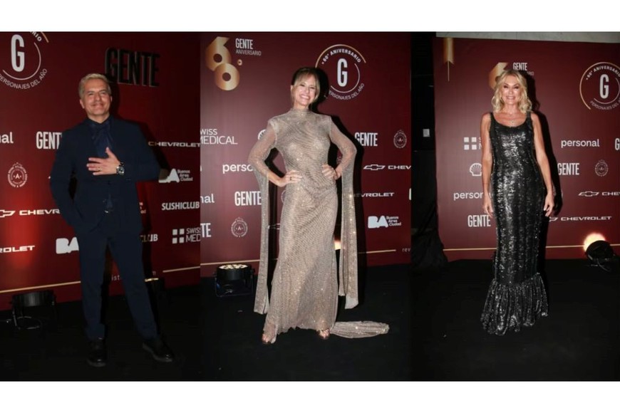 Ángel de Brito, Mariana Fabbiani y Yanina Latorre.