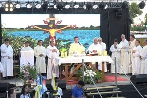 Masiva manifestación de Fe en honor a San Francisco Javier en San Javier.