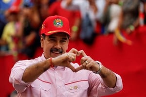 El presidente Nicolás Maduro, durante un acto con militantes del Partido Socialista Unido de Venezuela. Foto: REUTERS / Leonardo Fernandez.