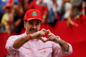 El presidente Nicolás Maduro, durante un acto con militantes del Partido Socialista Unido de Venezuela. Foto: REUTERS / Leonardo Fernandez.