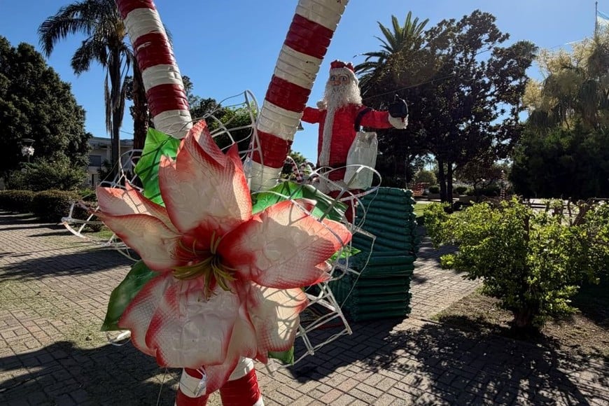 Desde hace 12 ediciones Recreando embellece las calles y espacios públicos de Franck.
Foto: El Litoral