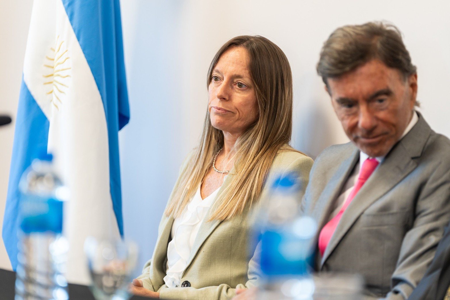 Margarita Zabalza y Daniel Erbetta ministros de la Corte Suprema de Justicia de Santa Fe.