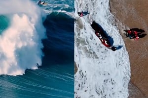 Ocurrió en el lugar reconocido por su notable tamaño de olas y su atractivo para los deportes extremos.