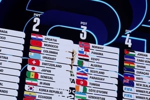 Los cuatro bombos estarán organizados según el ranking internacional y la condición de anfitriones.