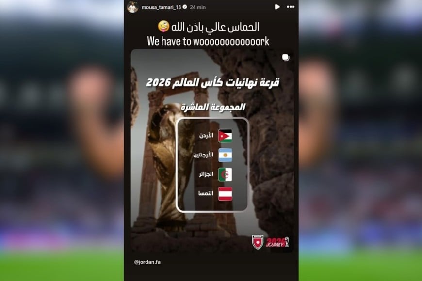 El Grupo J del Mundial: Argentina, Austria, Argelia y Jordania.