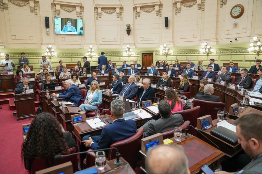 El recinto de Diputados durante la Convención. Crédito: Gobierno de la provincia de Santa Fe