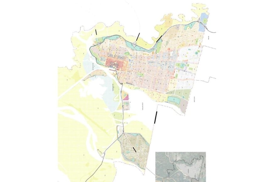 La ciudad definió su nuevo "mapa hídrico". Crédito: Archivo