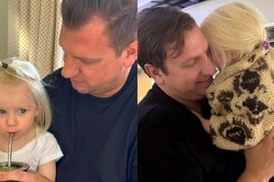 Maxi y Elle (2) se reencontraron tras 47 días distanciados. 