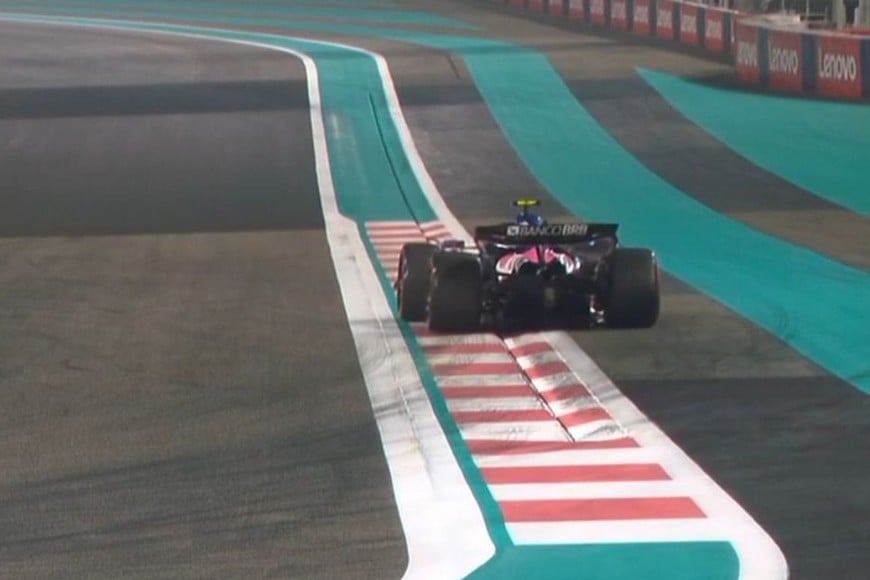 Colapinto protagonizó un exceso al mando del Alpine y le anúlaron su tiempo en el intento de vuelta rápida.