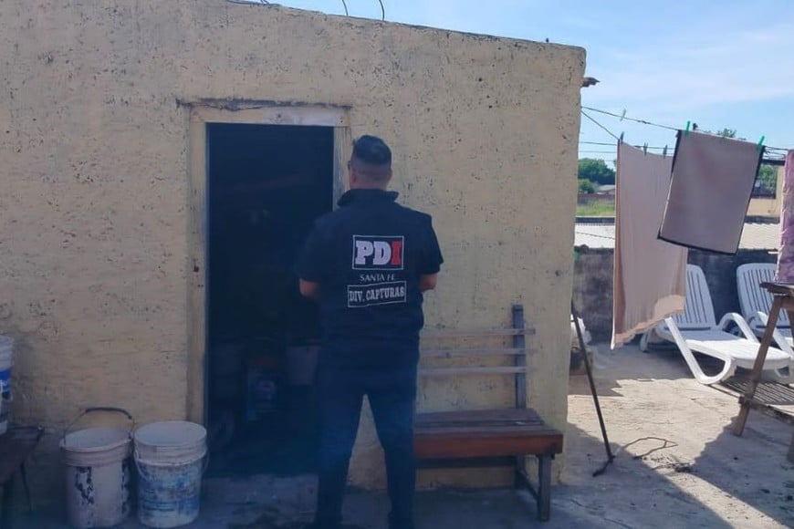 En la precaria casilla allanada había marihuana y restos de cocaína. Foto: El Litoral