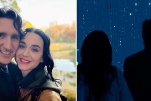 Enamorados, Perry y Trudeau comparten sus primeras fotos juntos.