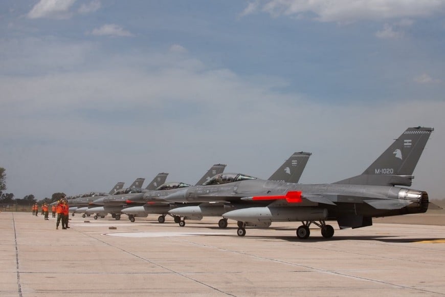 Los F-16 marcaron un avance para la Fuerza Aérea.