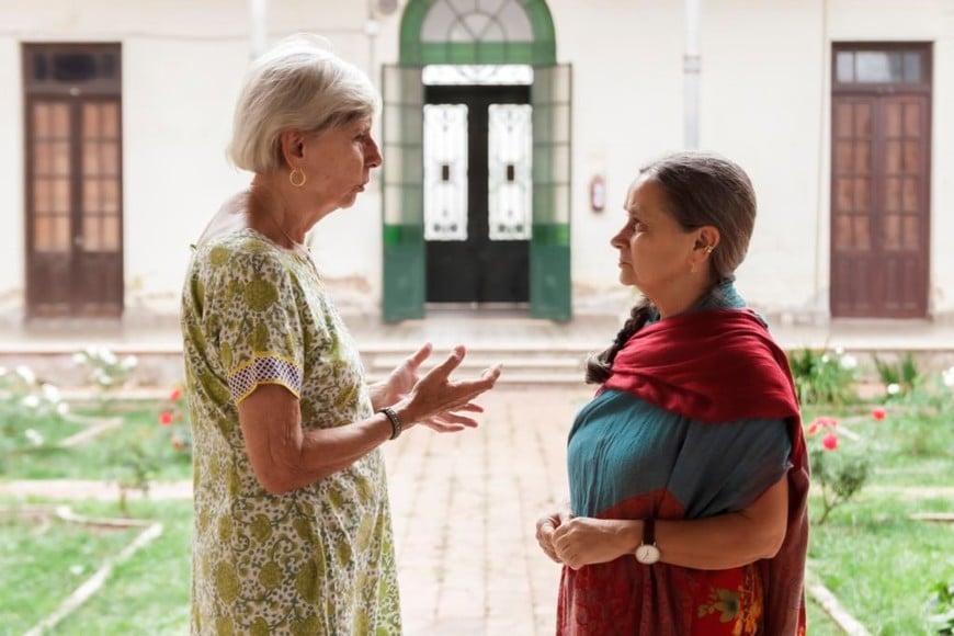 Iben Nagel Rasmussen: Transmisión: conversando con Sandra Pasini de Teatret OM, una de sus discípulas en El Puente de los Vientos. Foto: Gentileza Diego Pratto