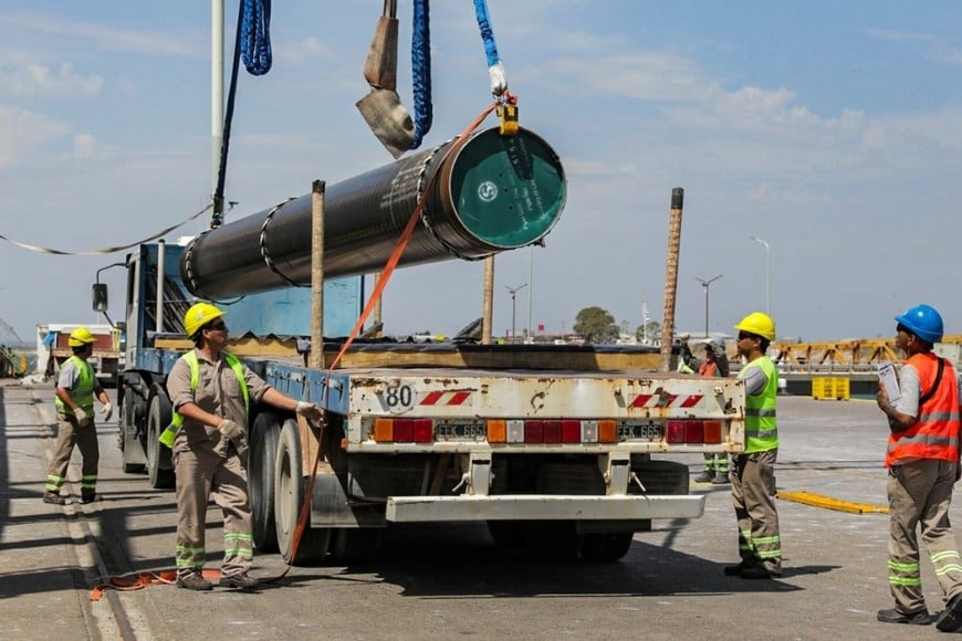 caños china rio negro gnl Crédito: Gobierno de Río Negro.