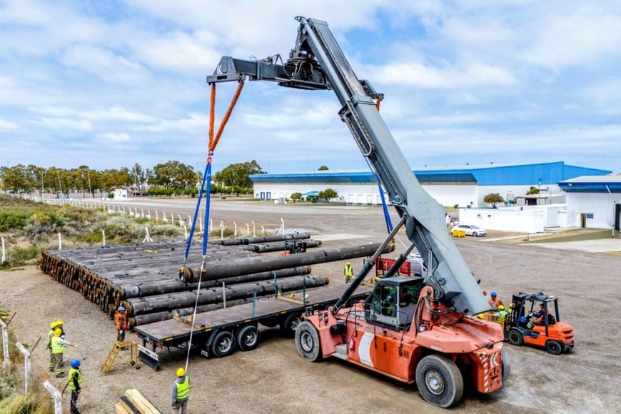 caños china rio negro gnl Crédito: Gobierno de Río Negro.