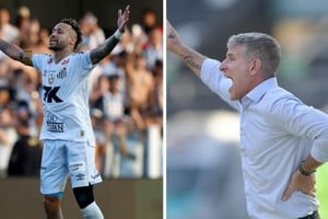 El Santos de Neymar salvó la categoría y descendió el equipo de Palermo.