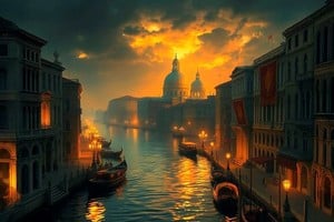 "La belleza de Venecia con su arquitectura luminosa y celebraciones cívicas desempeña un papel central en Venise sauvée, capaz de desarmar la violencia por la fuerza de su encanto". Foto: Gentileza