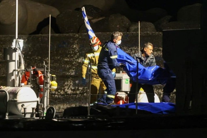 Frontex desplegó un avión y un barco para colaborar en el rescate de sobrevivientes.