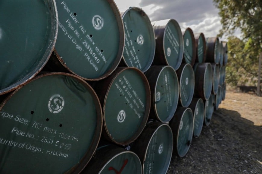 caños china rio negro gnl Crédito: Gobierno de Río Negro.