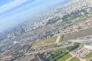 La vista de CABA por parte de los pilotos de los F-16.