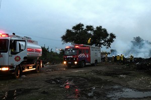 Un incendio en Sauce Viejo puso en agenda la problemática de basurales a cielo abierto. Crédito: Manuel Fabatía