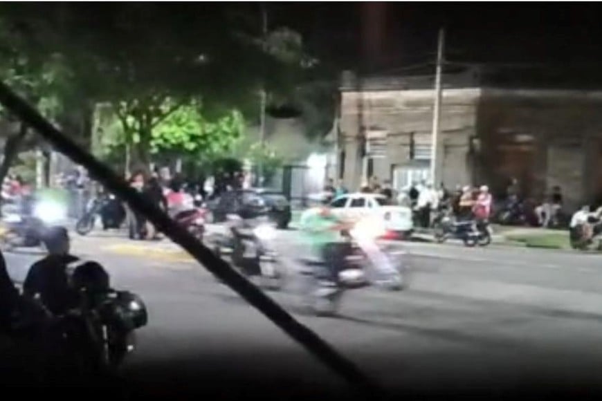 descontrol en avenida Galicia.