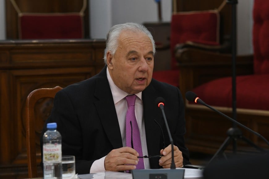 Rafael Gutiérrez, ministro de la Corte Suprema de Justicia de la provincia de Santa Fe. Crédito: Manuel Fabatía
