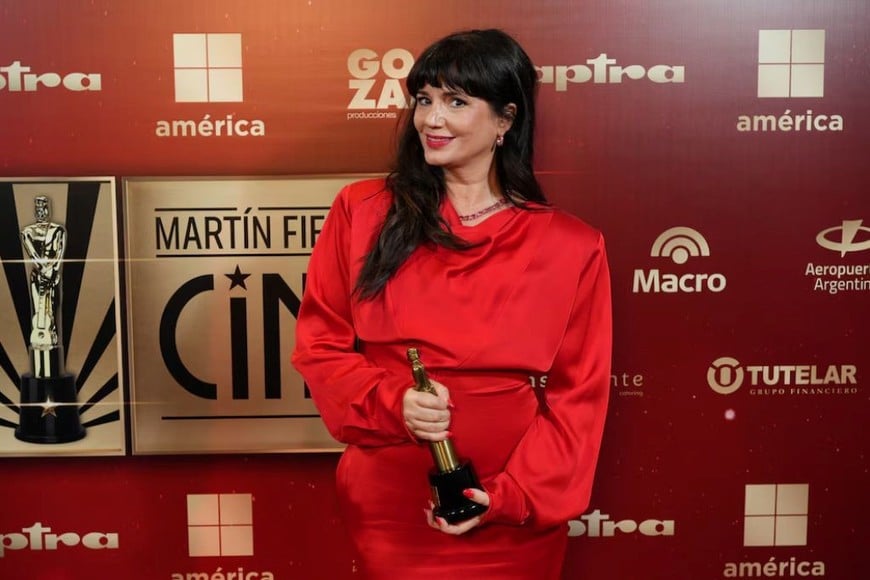 Griselda Siciliani, ganadora del premio a Mejor Actriz en Serie por "Envidiosa".